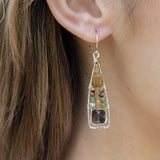 Smoky Quartz Path Drop Earrings - Art by any Means Jewelry#product_