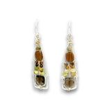 Smoky Quartz Path Drop Earrings - Art by any Means Jewelryproduct_