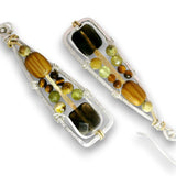 Smoky Quartz Path Drop Earrings - Art by any Means Jewelryproduct_