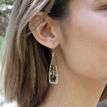 Smoky Quartz Path Drop Earrings - Art by any Means Jewelry#product_