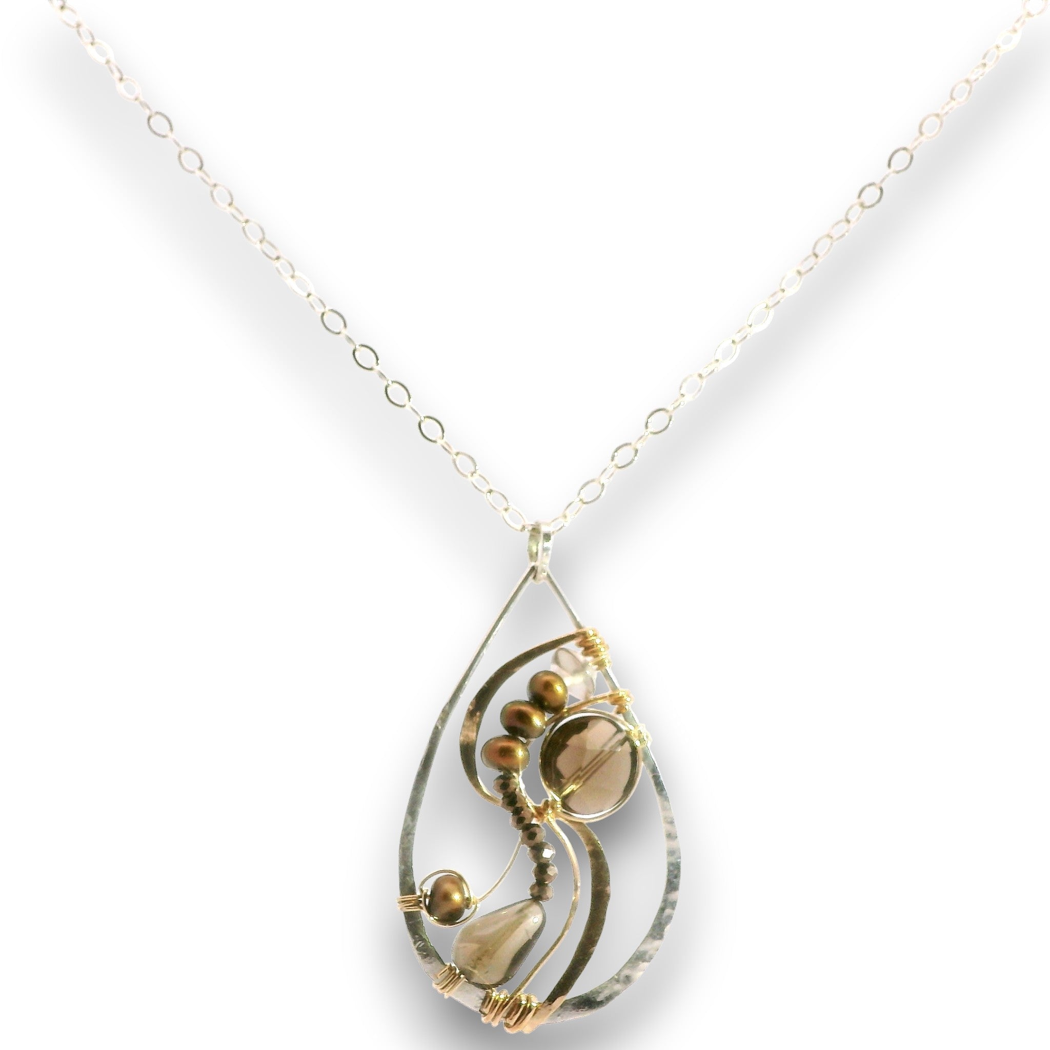 Smoky Quartz Pendant Necklace - Art by any Means Jewelryproduct_