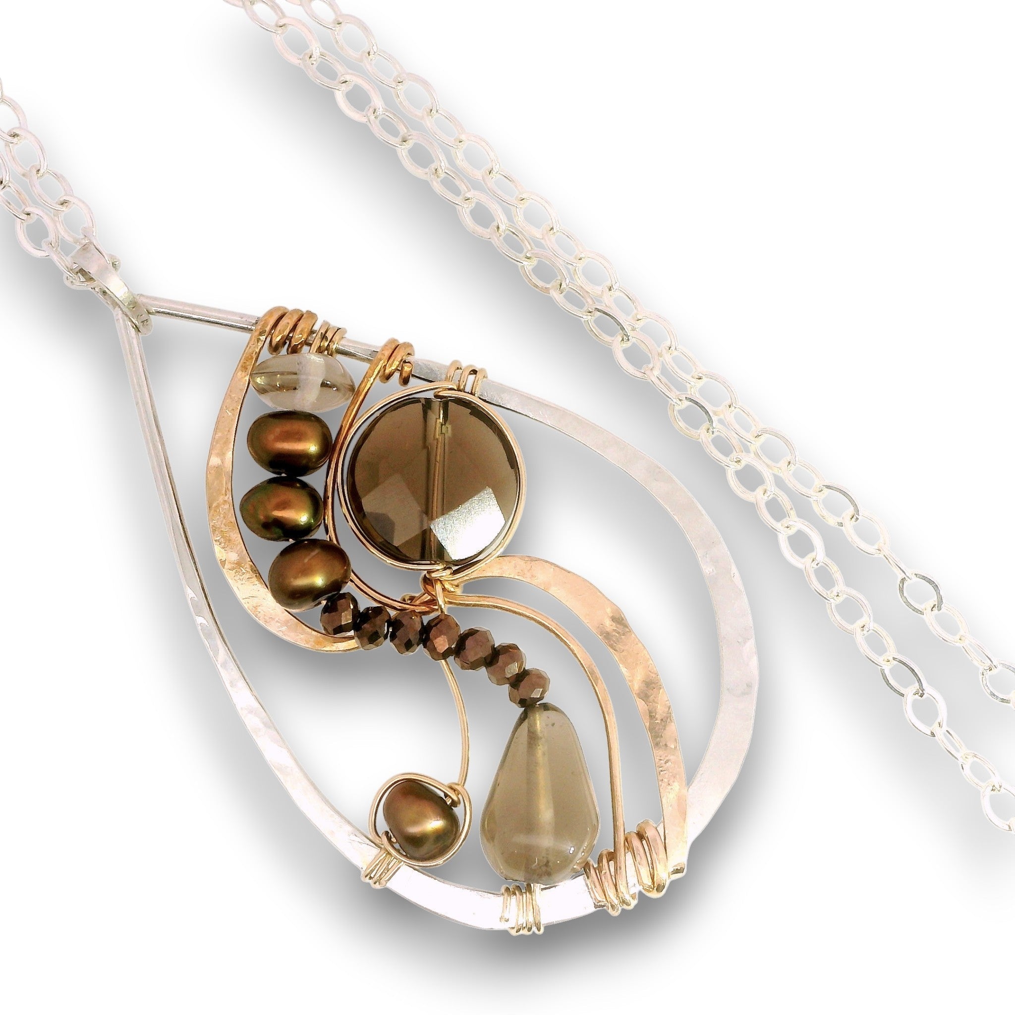 Smoky Quartz Pendant Necklace - Art by any Means Jewelryproduct_