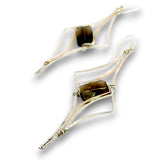 Smoky Quartz Spire Earrings - Art by any Means Jewelryproduct_