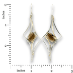 Smoky Quartz Spire Earrings - Art by any Means Jewelryproduct_
