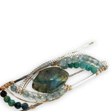 Snake Cuff Labradorite Bracelet - Art by any Means Jewelryproduct_