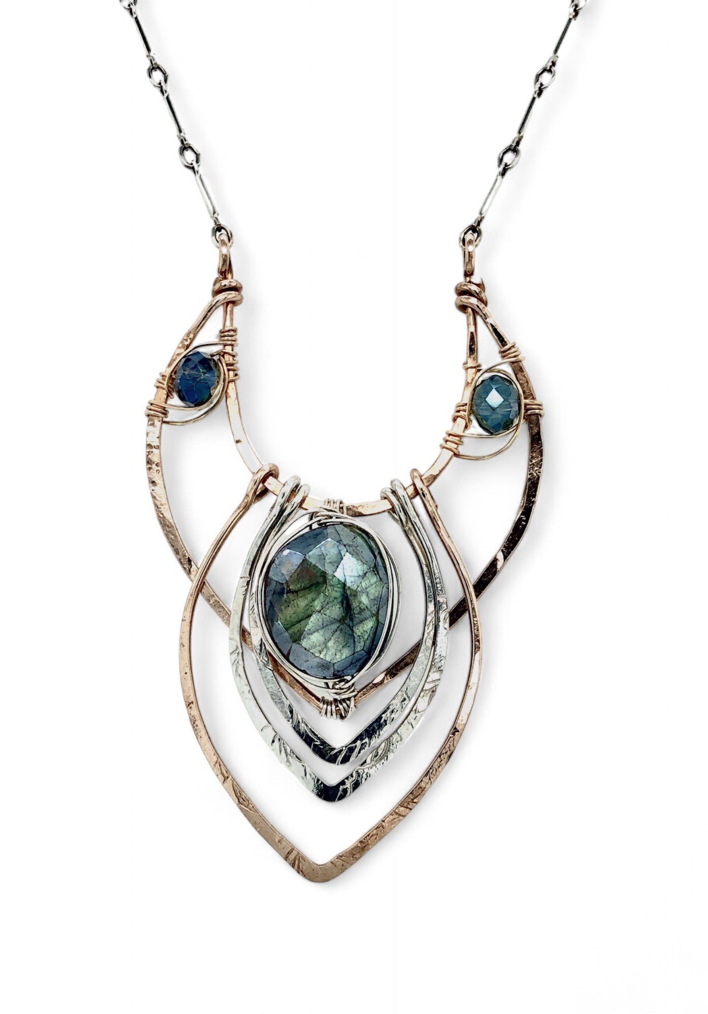 Sound Wave Labradorite Necklace - Art by any Means Jewelryproduct_