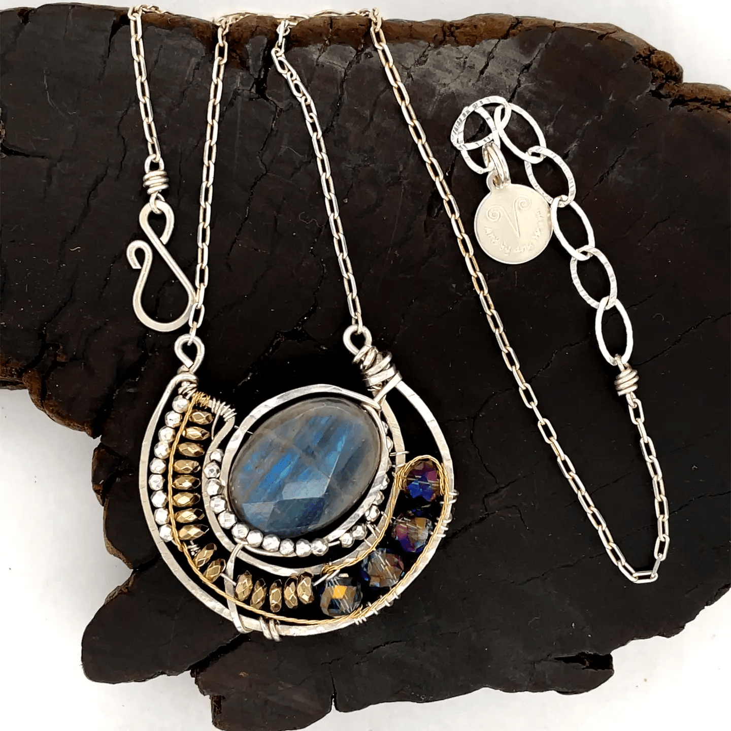 Space Dust Labradorite Necklace - Art by any Means Jewelryproduct_