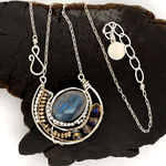 Space Dust Labradorite Necklace - Art by any Means Jewelryproduct_