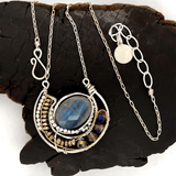 Space Dust Labradorite Necklace - Art by any Means Jewelryproduct_
