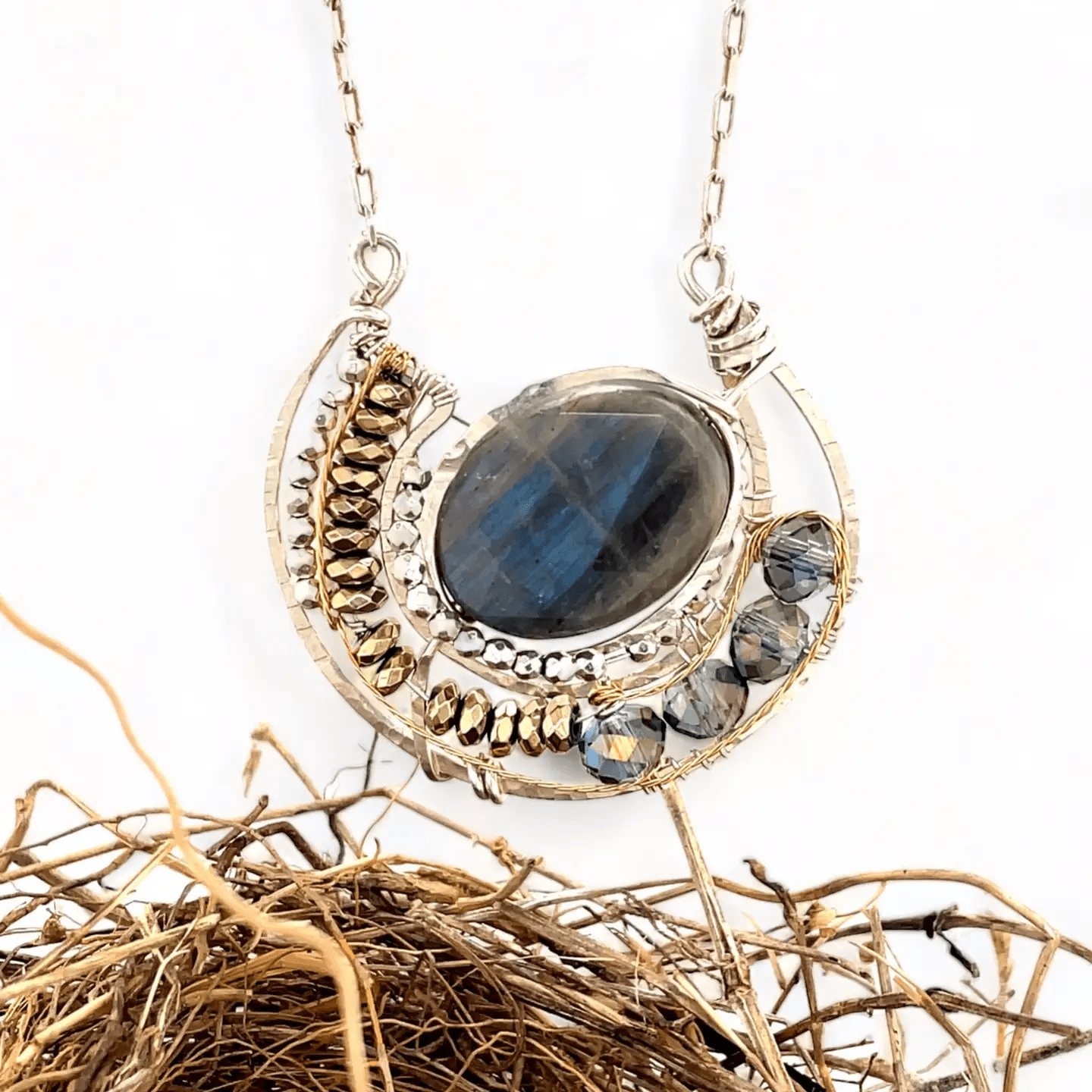 Space Dust Labradorite Necklace - Art by any Means Jewelryproduct_