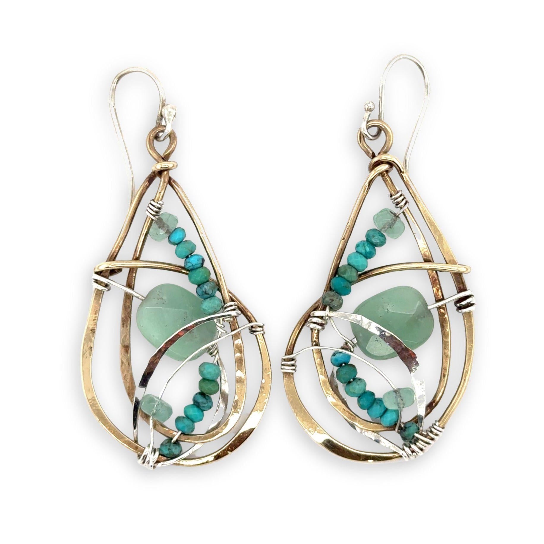 Spoonful of Turquoise Earrings - Art by any Means Jewelryproduct_