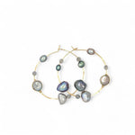 Spring Freshwater Pearl Hoops E83517 - Art by any Means Jewelryproduct_