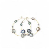 Spring Freshwater Pearl Hoops E83517 - Art by any Means Jewelryproduct_