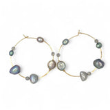 Spring Freshwater Pearl Hoops E83517 - Art by any Means Jewelryproduct_