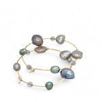 Spring Freshwater Pearl Hoops E83517 - Art by any Means Jewelryproduct_