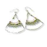 Spring Green Fan Earrings E84240 - Art by any Means Jewelryproduct_