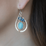 Spring Water Amazonite Earrings - Art by any Means Jewelryproduct_