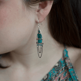 Starry Night Apatite Earrings - Art by any Means Jewelryproduct_