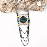 Starry Night Turquoise Necklace - Art by any Means Jewelryproduct_