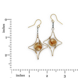 Stellar Citrine Dangle Earrings