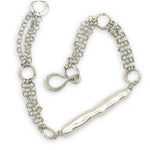 Stick Pearl Chain Bracelet B429 - Art by any Means Jewelryproduct_