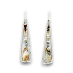 Strata Agate Drop Earrings - Art by any Means Jewelryproduct_