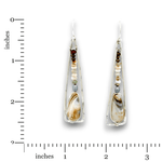Strata Agate Drop Earrings - Art by any Means Jewelryproduct_