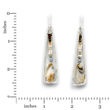Strata Agate Drop Earrings - Art by any Means Jewelryproduct_