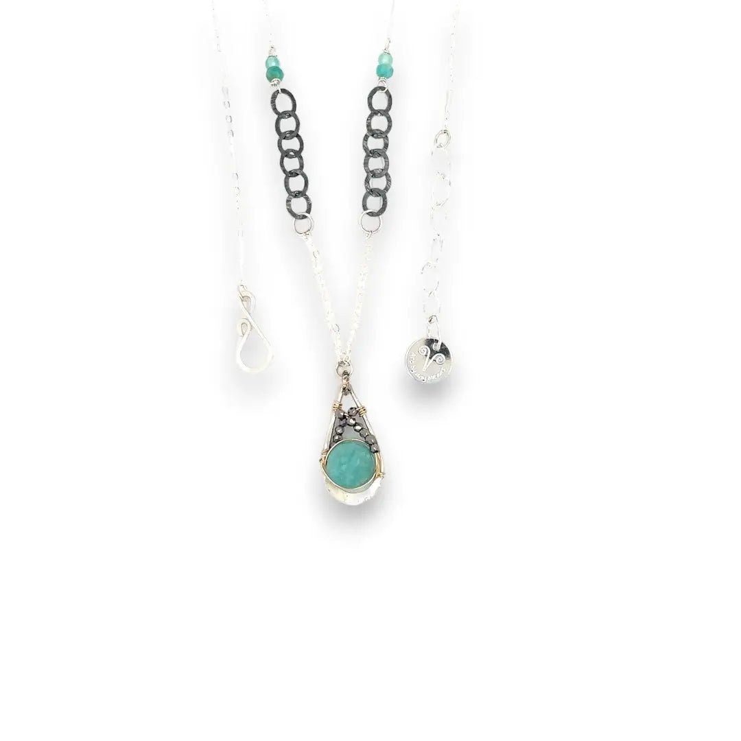Summer Drop Amazonite Necklace 83430N - Art by any Means Jewelryproduct_