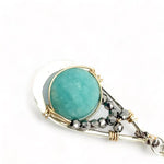 Summer Drop Amazonite Necklace 83430N - Art by any Means Jewelryproduct_
