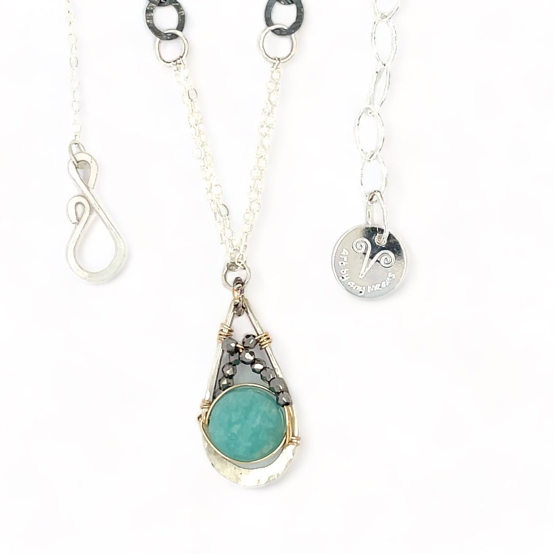 Summer Drop Amazonite Necklace 83430N - Art by any Means Jewelryproduct_