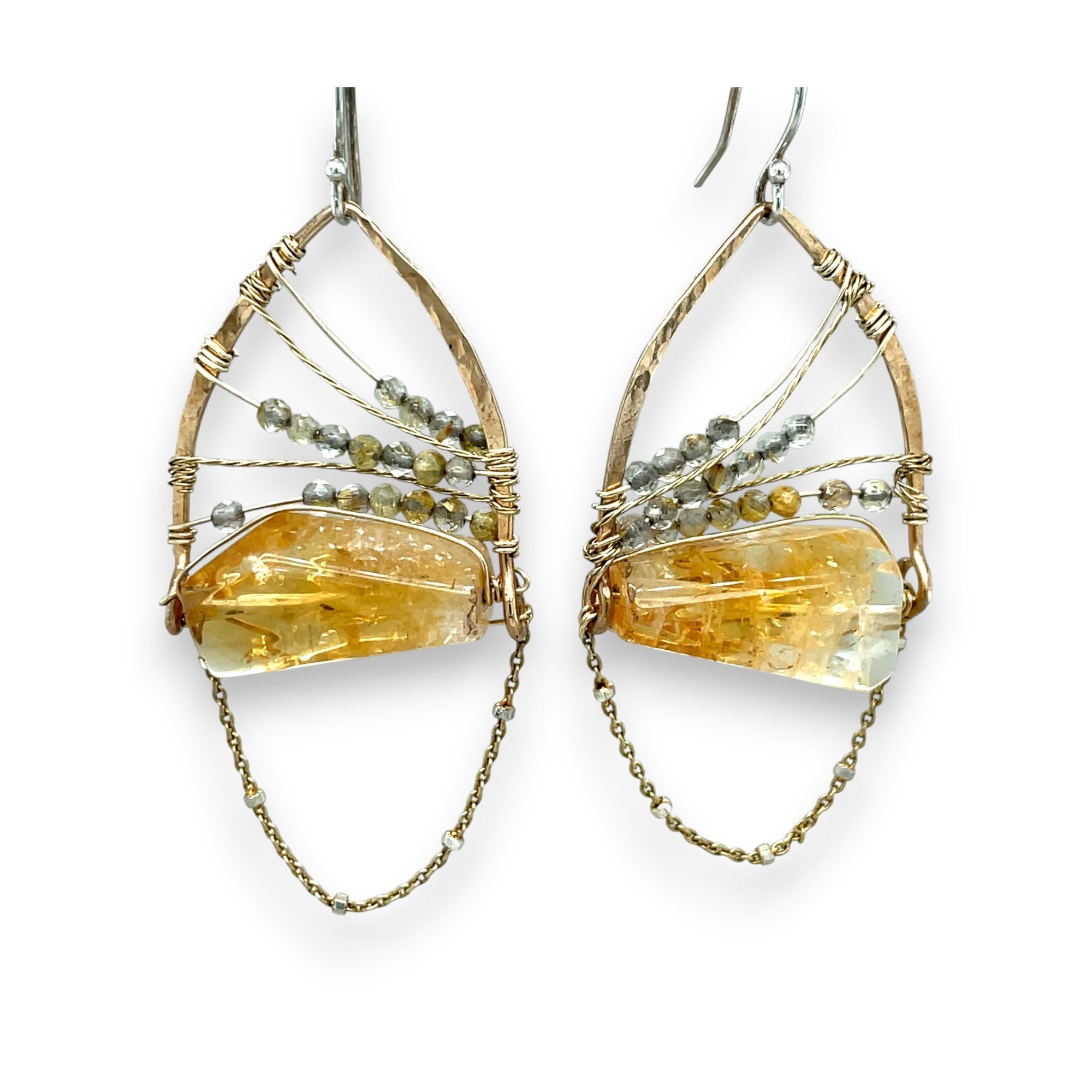 Sunshine Citrine Earrings - Art by any Means Jewelryproduct_