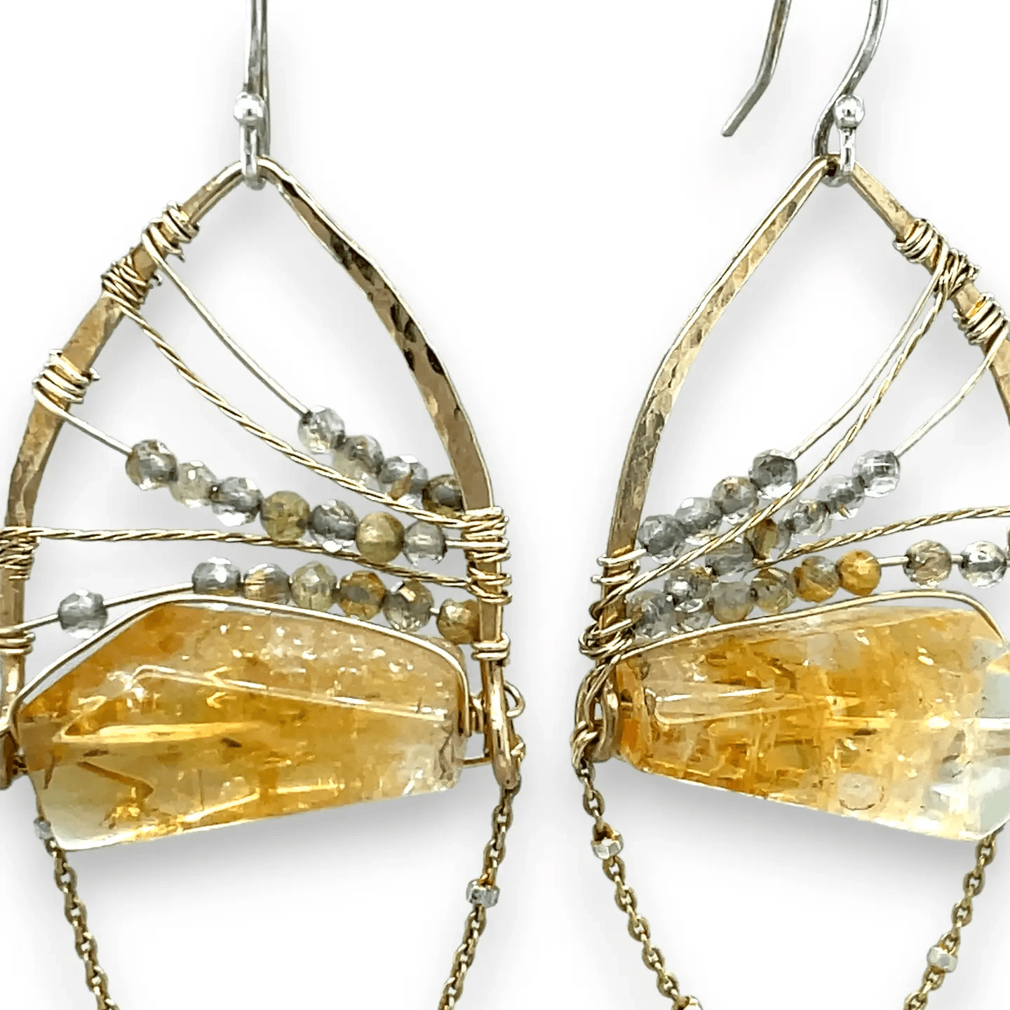 Sunshine Citrine Earrings - Art by any Means Jewelryproduct_