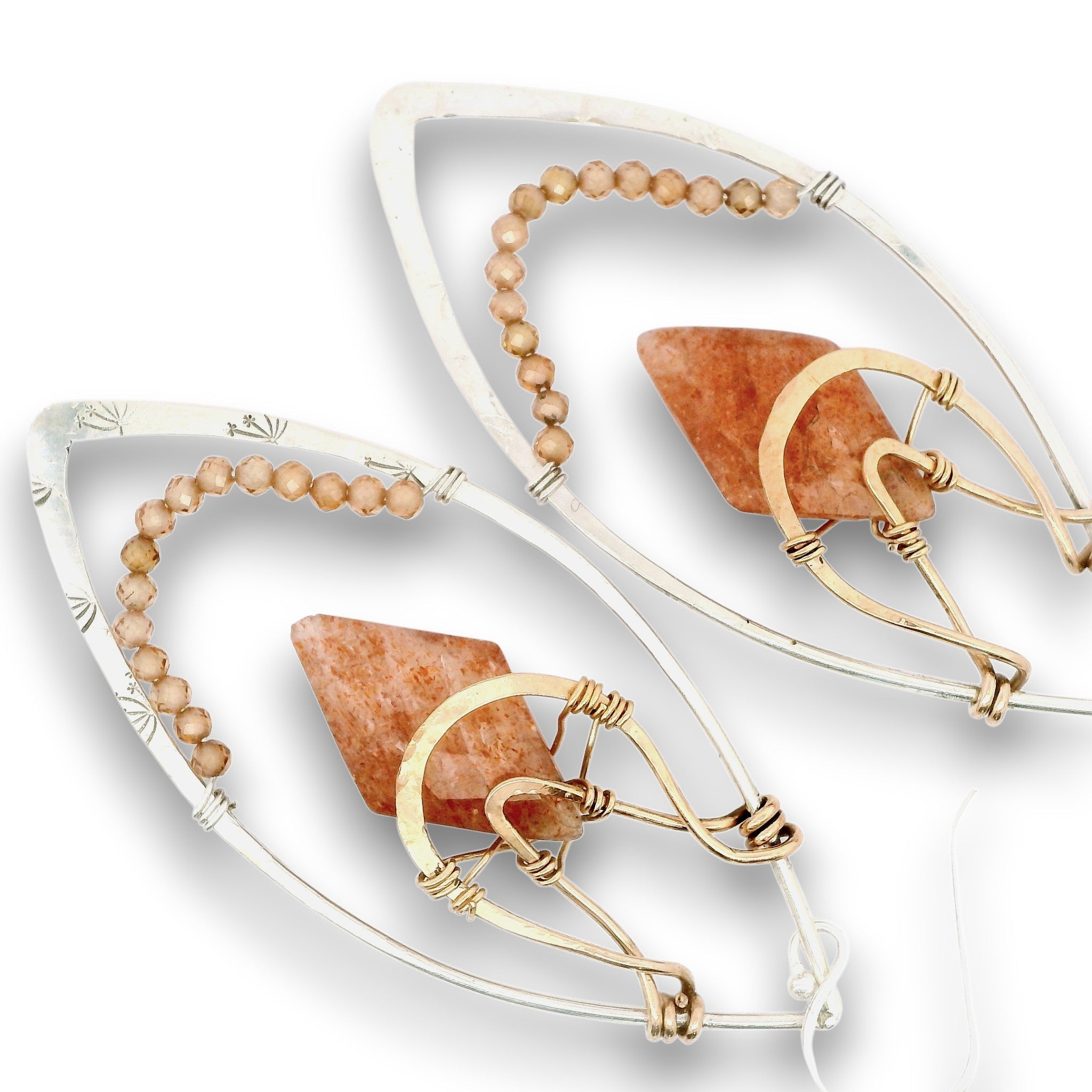 Sunstone Dune Marquise Earrings - Art by any Means Jewelryproduct_