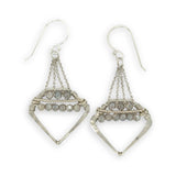 Suspended Moonstone Point Earrings E84767 - Art by any Means Jewelryproduct_
