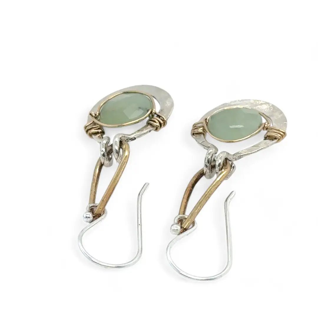 Sweet Pea Jade Earrings E84040 - Art by any Means Jewelryproduct_