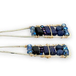 Tall Lapis Stack Earrings - Art by any Means Jewelryproduct_