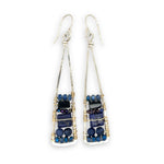 Tall Lapis Stack Earrings - Art by any Means Jewelryproduct_