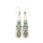 Tall Stack of Terra Verde Earrings - Art by any Means Jewelryproduct_