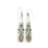 Tall Stack of Terra Verde Earrings - Art by any Means Jewelryproduct_