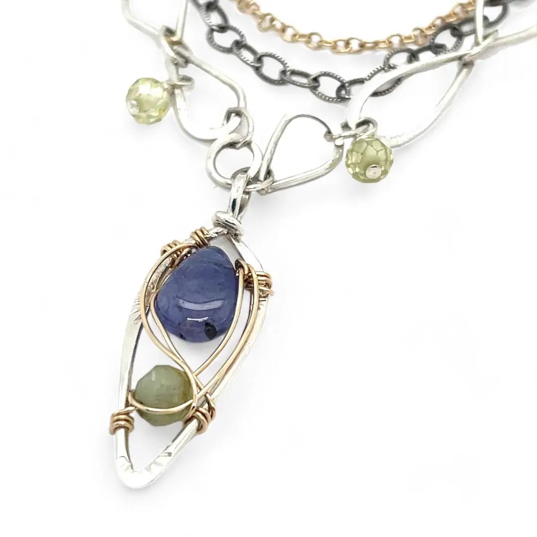 Tanzanite Sprinkle Necklace 83330N - Art by any Means Jewelryproduct_