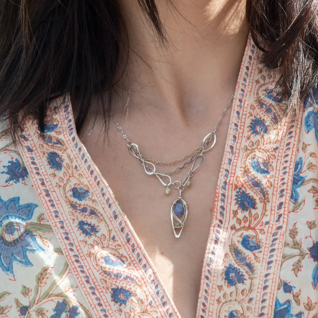 Tanzanite Sprinkle Necklace 83330N - Art by any Means Jewelryproduct_