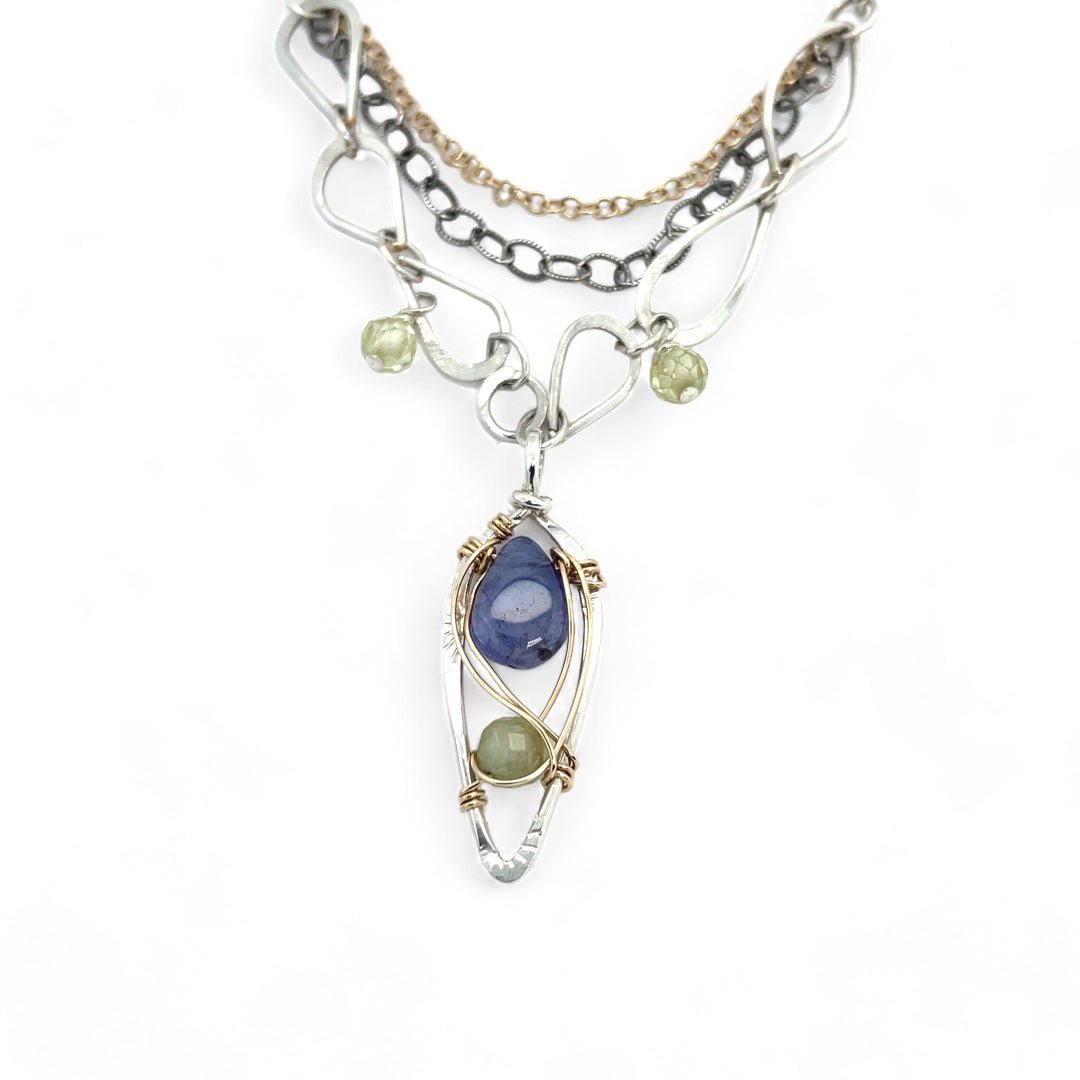 Tanzanite Sprinkle Necklace 83330N - Art by any Means Jewelryproduct_