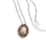 Teaching Coin Moonstone Necklace 84715N - Art by any Means Jewelryproduct_