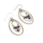 Teaching Double Time Garnet Earrings E84721 - Art by any Means Jewelryproduct_
