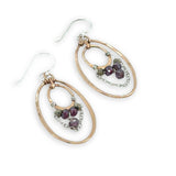 Teaching Double Time Garnet Earrings E84721 - Art by any Means Jewelryproduct_