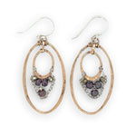 Teaching Double Time Garnet Earrings E84721 - Art by any Means Jewelryproduct_