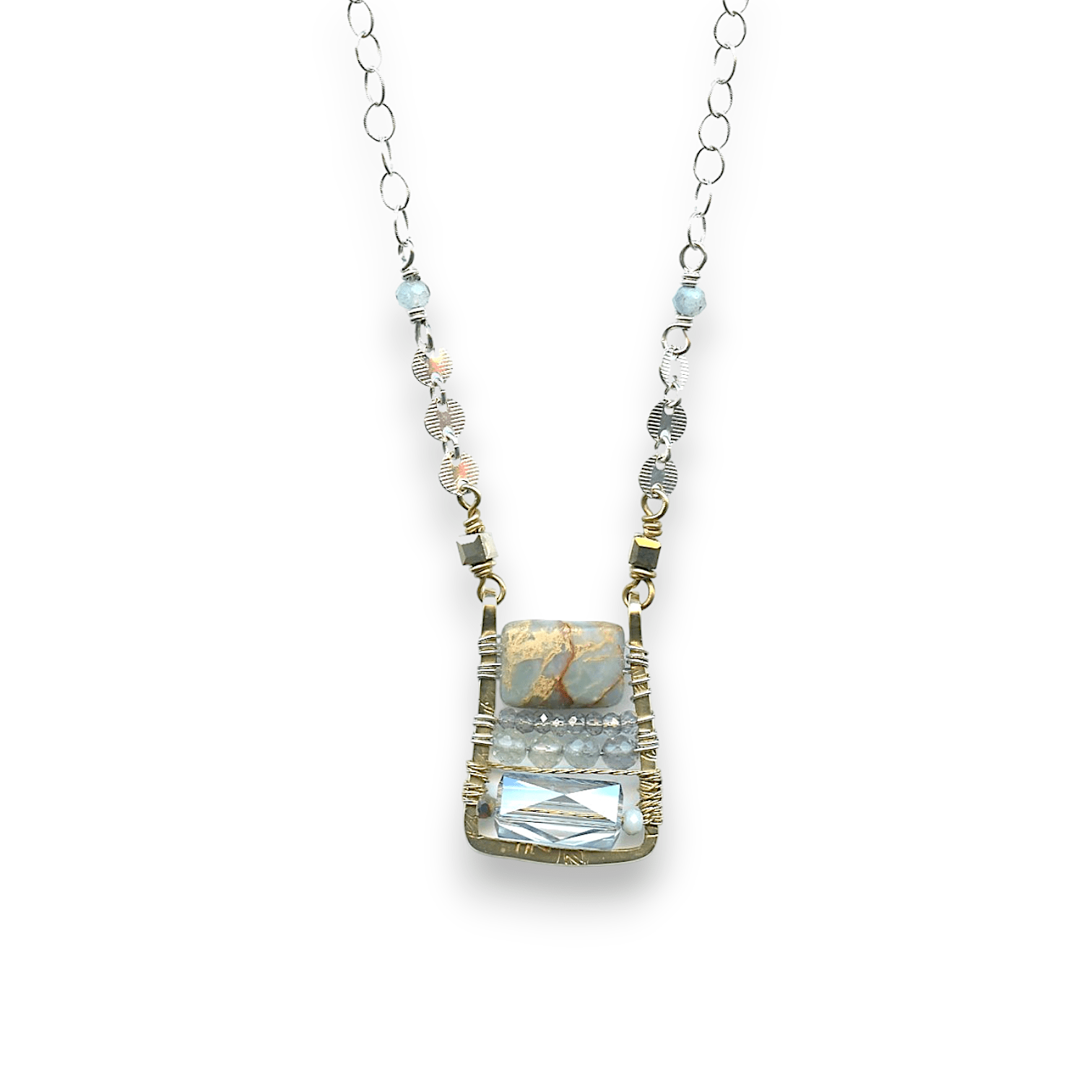 Terra Verde Box Necklace - Art by any Means Jewelryproduct_
