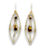 Tiger's Eye Splay Earrings - Art by any Means Jewelryproduct_