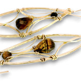 Tiger's Eye Splay Earrings - Art by any Means Jewelryproduct_